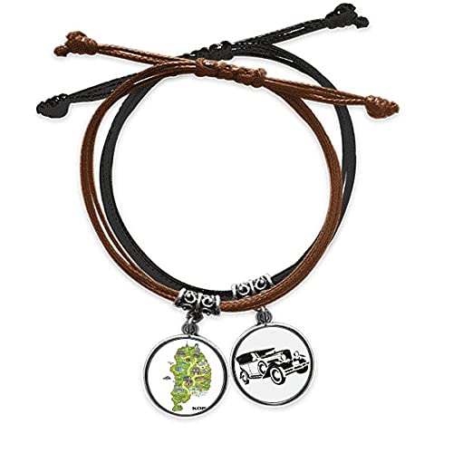 Bracelet cordon Corée repères populaires pour vos voyages quotidiens