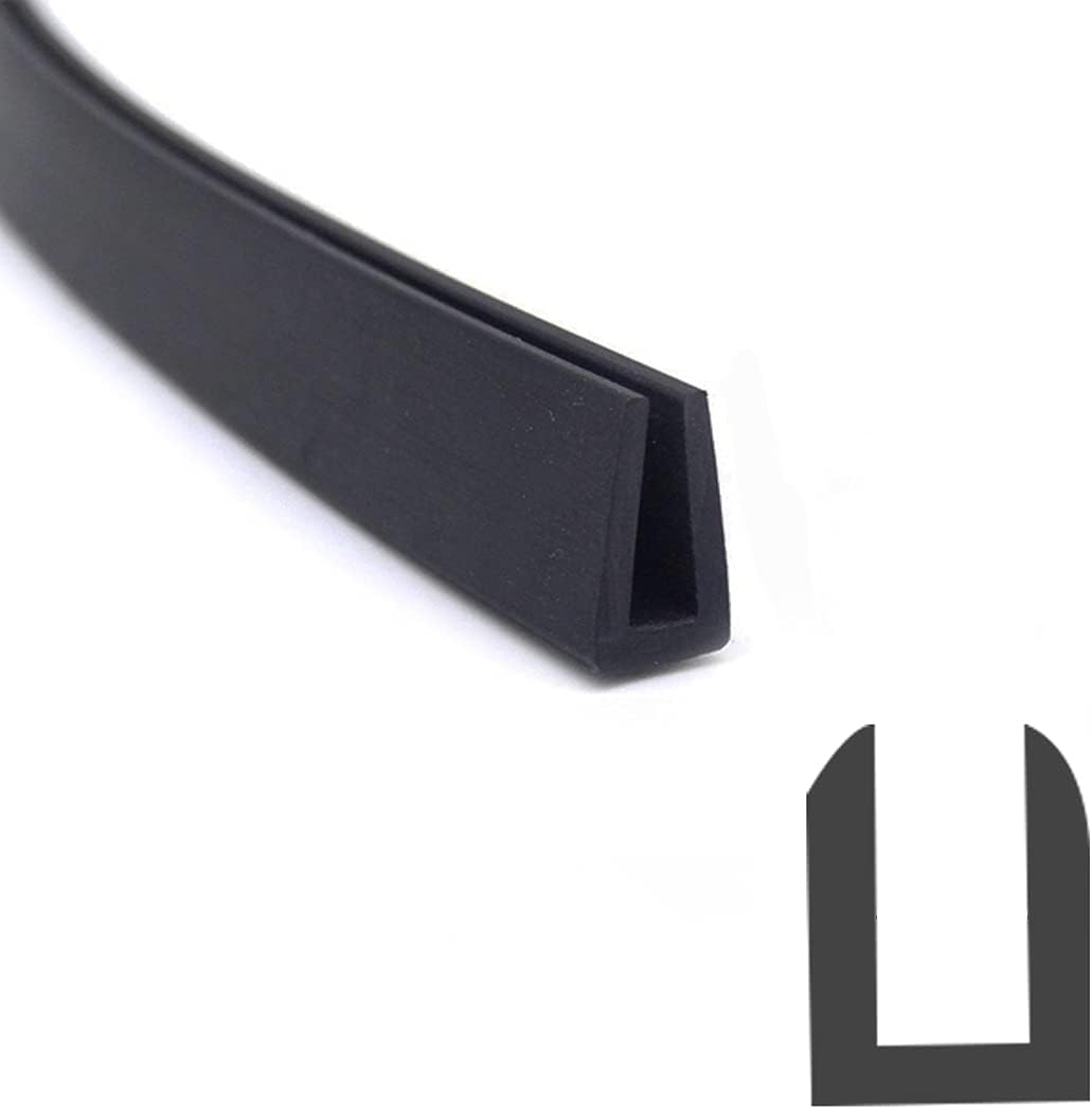 Buy U Channel Rubber Edge Trim 716" X 1132" 12Ft Rubber Edge Sealing
