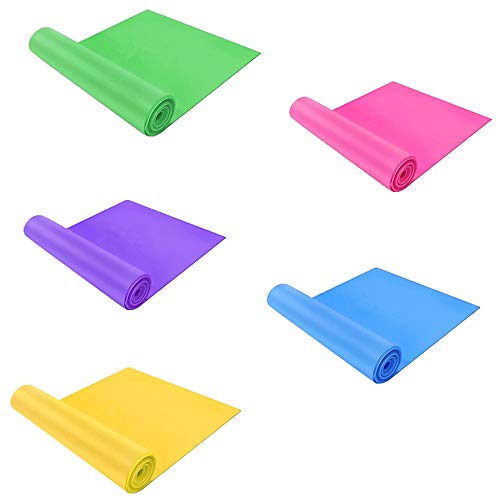 Conjunto de equipamentos de ioga Funien – 5 peças – anel de pilates + 8 faixas de resistência + tira