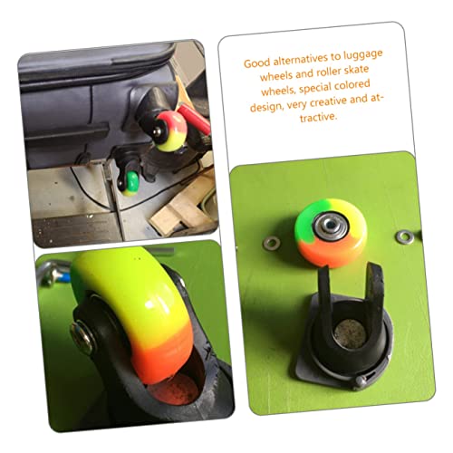 TEHAUX 10 Conjuntos De Rodas Universais De Bagagem Rodas Móveis Rodas De Reparo De Bagagem Rodas Gir