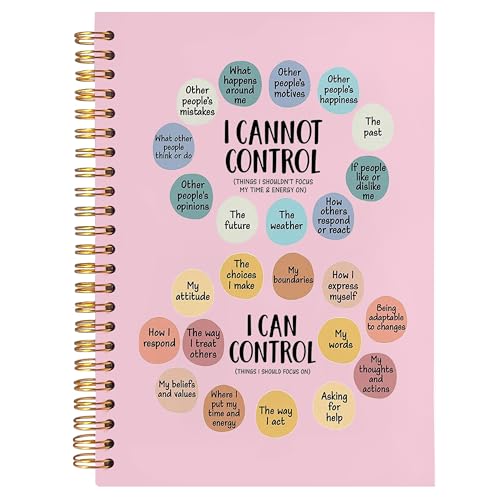 Carnet de notes floral bleu BearCake 643, cadeau de bureau pour femme