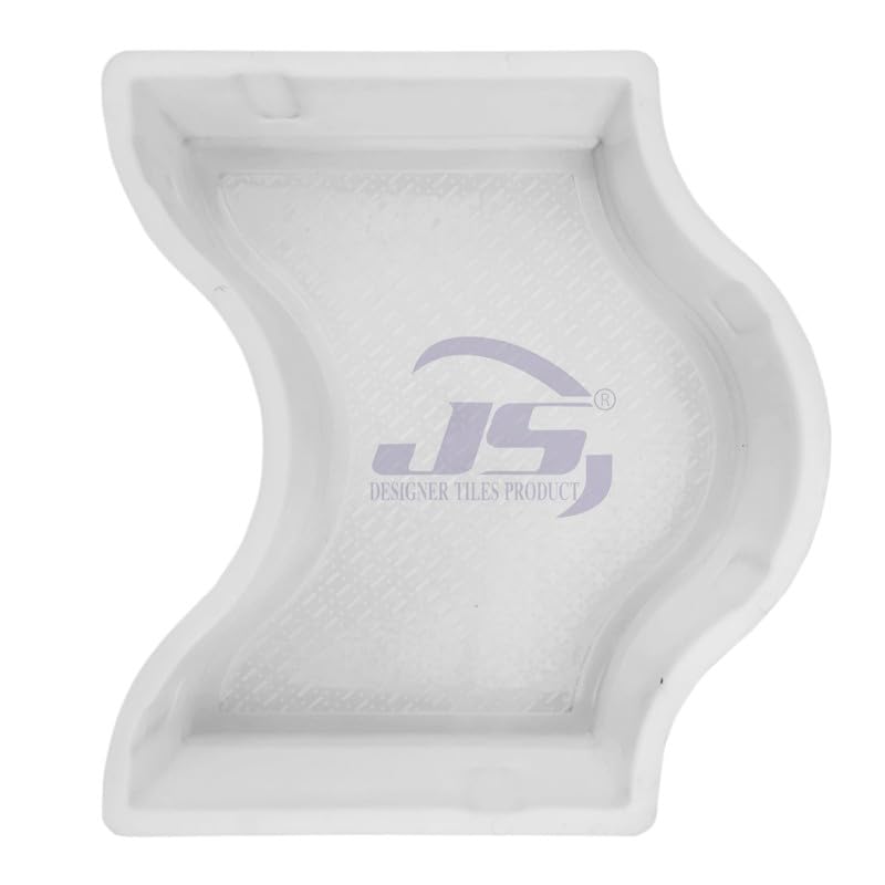 Image of Plastic Double D Paver Block Mould 60.mm | Paver Block Mould | Interlocking Tile Mould | Plastic Paver Mould | Silicone Paver Mould (Make in India)