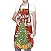 Fartuch Wesołych Świąt, fartuch do gotowania choinki, choinka, wodoodporna blacha do pieczenia, Boże Narodzenie, przyjęcie, prezenty świąteczne, męskie i damskie fartuchy kuchenne z regulowanymi opaskami na szyję i długimi wiązaniami