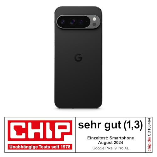 Google Pixel 9 Pro XL – Android-Smartphone mit Gemini ohne SIM-Lock, Dreifach-Rückkamerasystem, 24 Stunden Akkulaufzeit und EIN 6,8 Zoll großes Super Actua-Display – Obsidian, 1TB – Bild 5