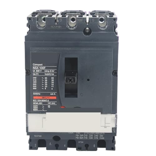 Disjoncteur boîtier moulé NSX100F MA25A 3P : protection moteur fiable contre courts-circuits