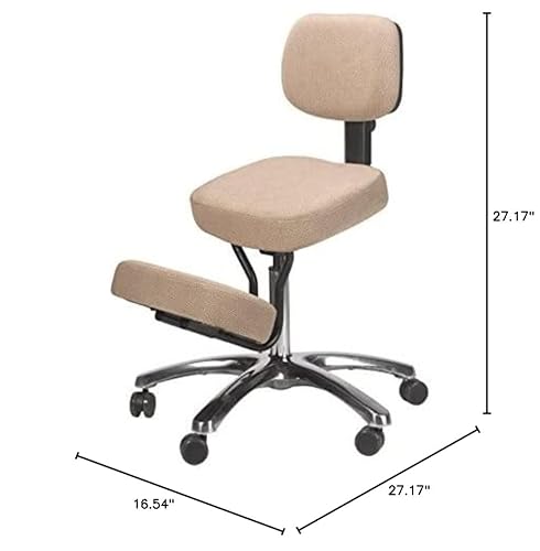 Jazzy Kneeling Chair Betterposture With Back - Beige #TOP4