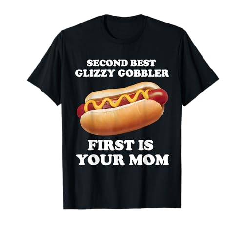 Funny Glizzy Gobbler Meme Hot Dog Lover T-Shirt for Men Women
