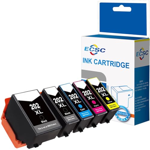 Encre compatible Epson 202XL pour XP-6100 XP-6000 XP-6105 pack cartouches jet d'encre imprimante Expression