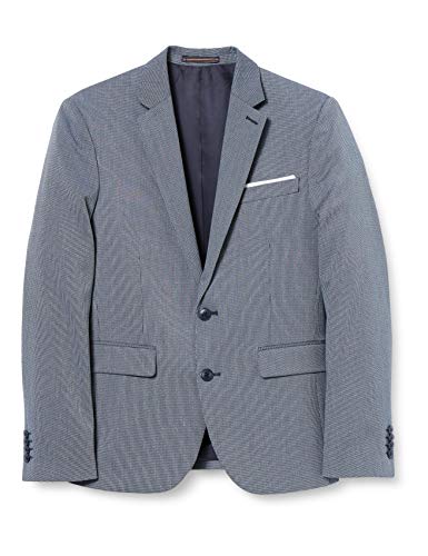 Celio RUROMUALD Veste Bomber, Bleu (Bleu Bleu), Small (Taille fabricant:44) Homme