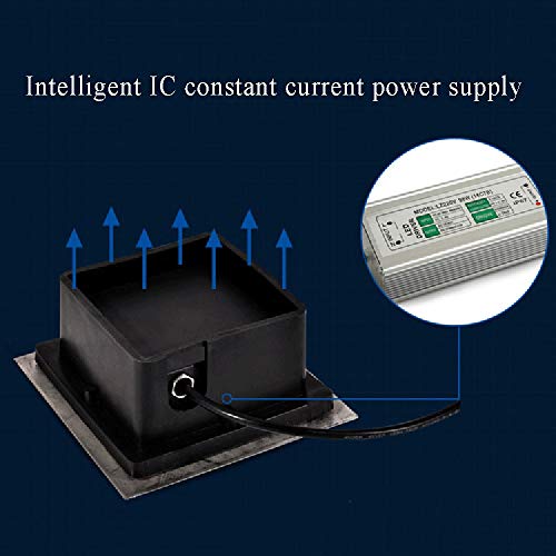 Spot LED Encastrable Extérieur Jardin Éclairage Intégré Imperméable Souterrain - 5