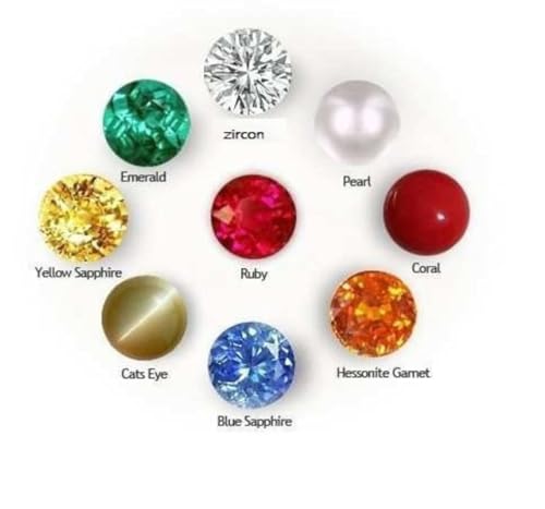 Pierre de naissance naturelle Navratna 3mm pour bijoux faits main - 2