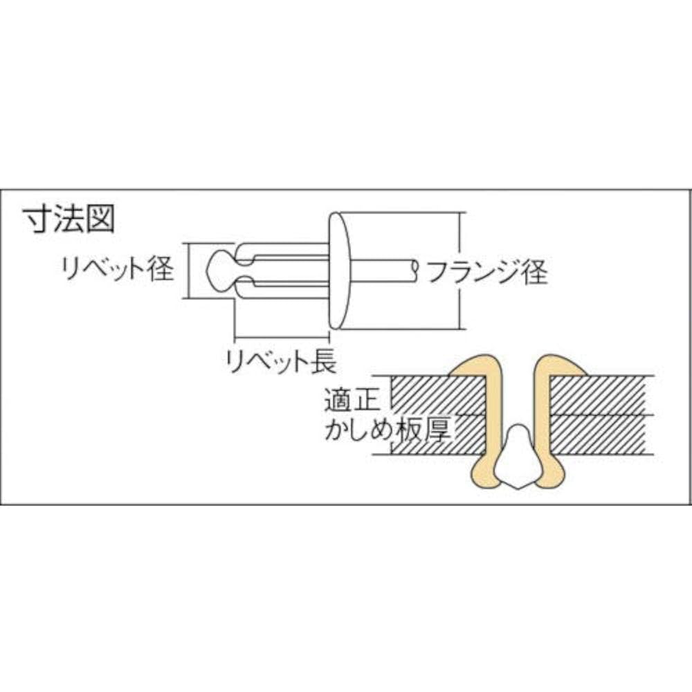 Amazon.co.jp: エビ ブラインドリベット(1000本入) ステンレス