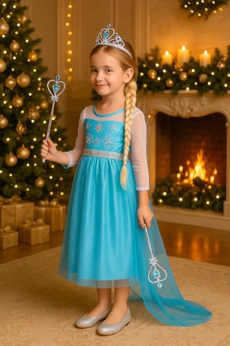 Image of FancyDressWale Girls Princess dress and accessories for Girls birthday