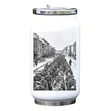 world war 2 photos colorized 350 ml Grim WW2 Photo Art Bouteille isotherme isotherme Blanc Taille unique