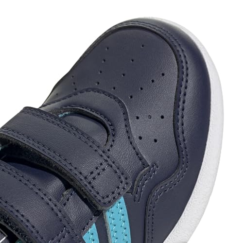 adidas Unisex-Child Hoops 4.0 Hook & Loop, Night Indigo/Lucid Cyan/White, 1.5 Big Kid by adidas - Image 5