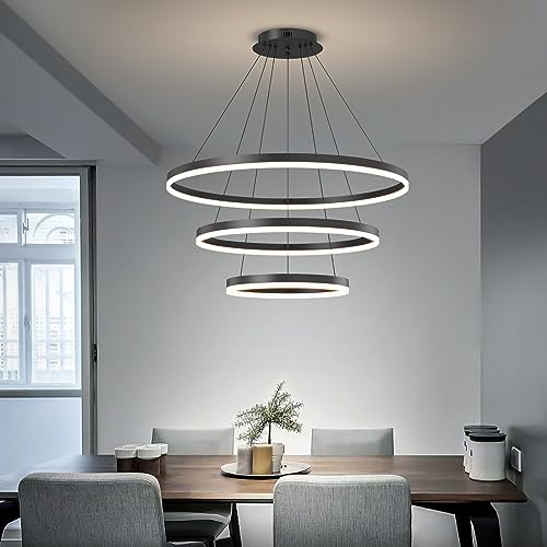 Suspension LED anti-flicker dimmable avec télécommande pour plafond - 6