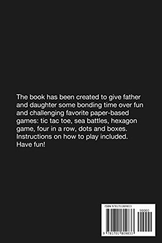 It's All Fun And Games Between Dad And Daughter: Fun Family Strategy Activity Paper Games Book For A Parent Father And Female Child To Play Together Like Tic Tac Toe Dots & Boxes And More Green Design image 4