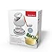 Betty Bossi Sauce Maker from Kitchen Gadget for Making Mayonnaise and Butter sauces, grey, transparent, orange, l 15 × w 10 × h 15.5 cm