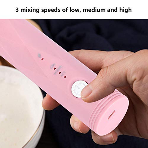 Mini frullino elettrico USB ricaricabile crema montalatte frullatore accessorio da cucina con manico in gomma siliconica… - immagine 6