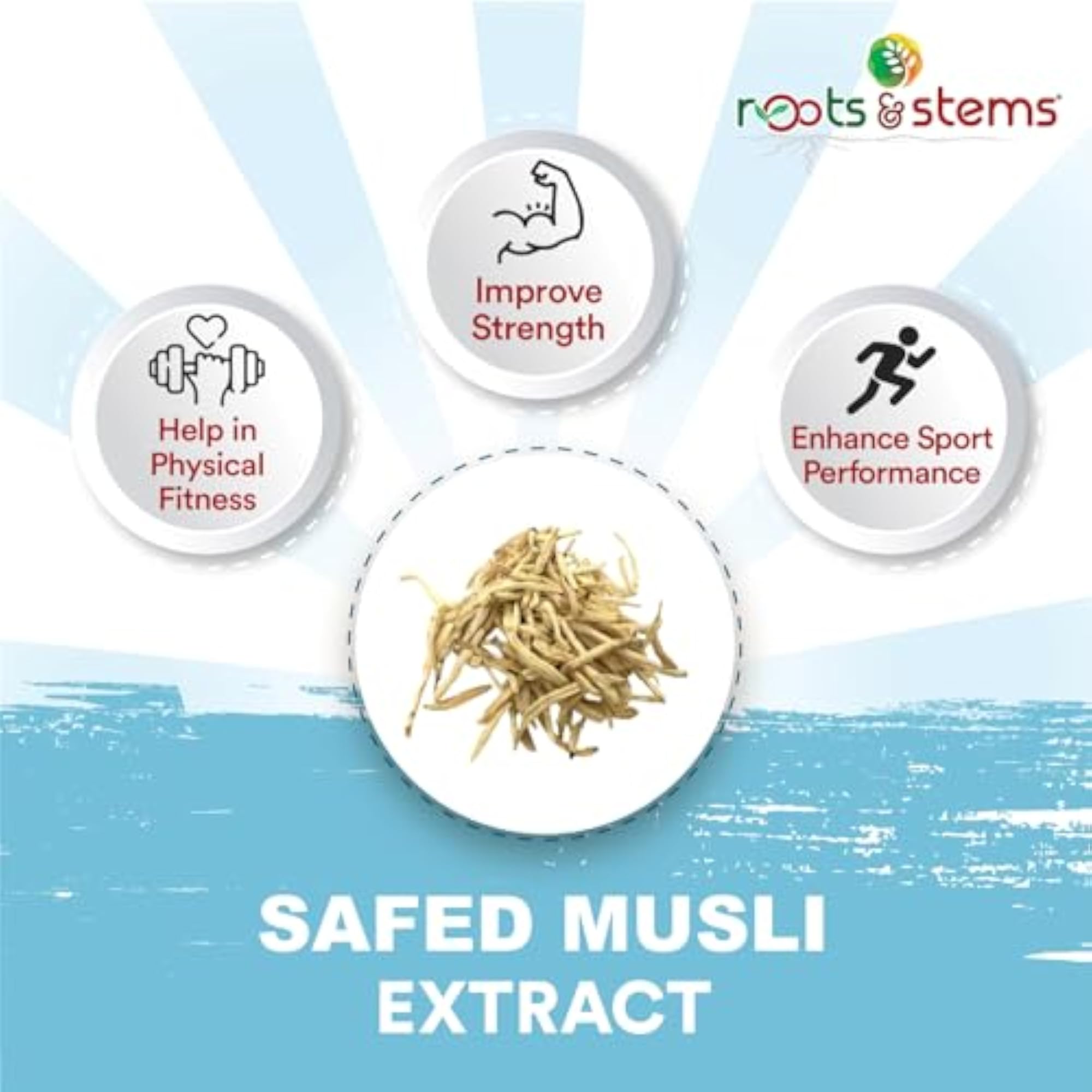 Safed Musli Supplement Veg Capsules 500mg