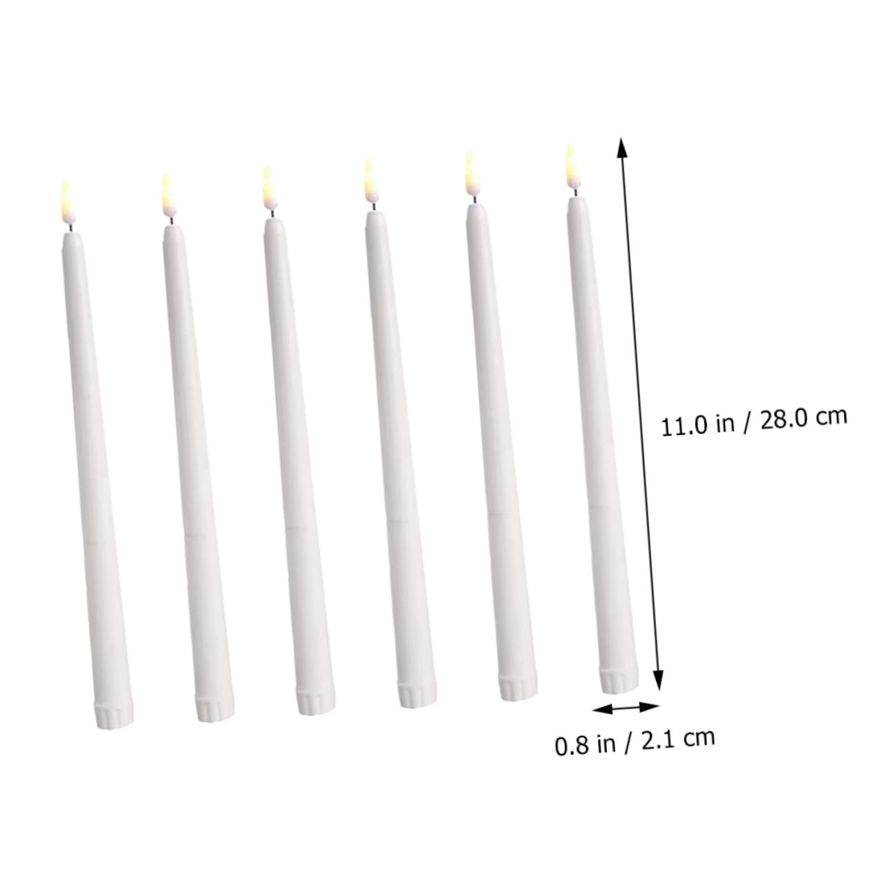 12 Piezas Luz de Vela LED de Poste Lámpara de Vela Decorativa para Halloween Suministros para Fiesta de Halloween Lámpara de Poste de LED