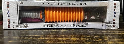 Image of Herbal Holi Magic Gulal Gun, Gulal Shooter, Gulal Pichkari Gun for Kids & Adults Idol for Holi,Holi Party, Holi Celebration, Haldi & Photoshoots (Random Colour, Pack of 1)