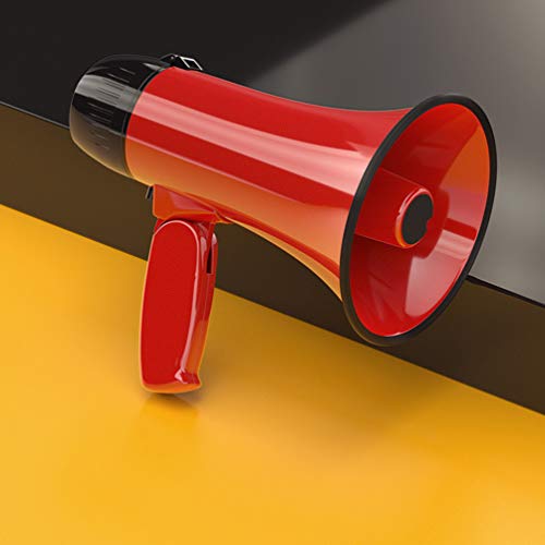 CLISPEED Alto-Falante Megafone Portátil de Mão Leve Megafone Gravação Megafone para Futebol Futebol