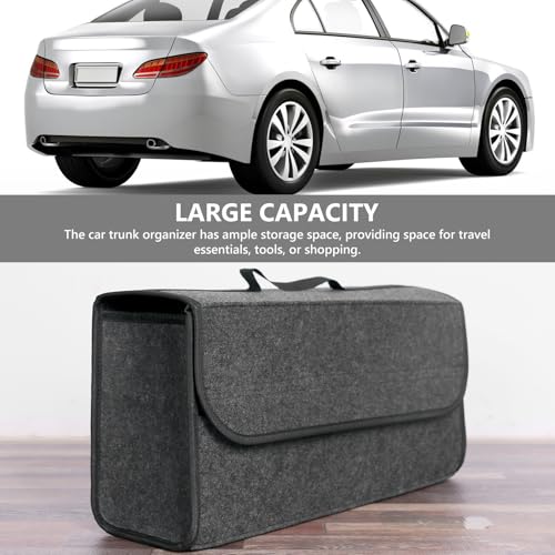 PORFOYO 2 organizadores para maletero de coche, plegables, color gris - imagen 5