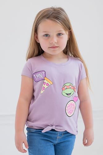 Teenage Mutant Ninja Turtles Leonardo Michelangelo Raphael Girls 2 Pack T-Shirts Toddler to Big Kid3