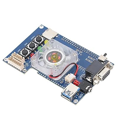 Omquot IO Card Analog Video Output, VGA Port, Replacement Board for 3.5mm FPGA Fan, Applicable Headset, Stage Color, Weight 70g