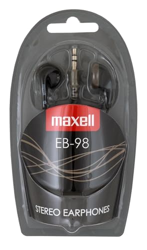 Auriculares de botón Maxell EB-98BLACK color negro