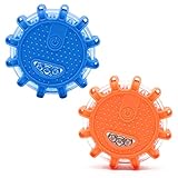 Kaimeilai Éclairage de Secours Multifonction, LED Lampe d'Avertissement Clignotant Eclairage d'urgence Voiture, La Sécurité LED Route Flares Urgence Routière LED Route Flare de Sécurité