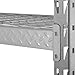Sandusky Lee TP722472W4 Steel Tread Plate Welded Rack, 4 Adjustable Shelves, 2000 lb. Per Shelf Capacity, 72 