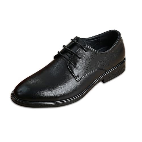 Zapatos De Cuero For Hombre con Suela De Goma Antideslizante, Diseño Clásico For Negocios, Uso Casual(43 EU)
