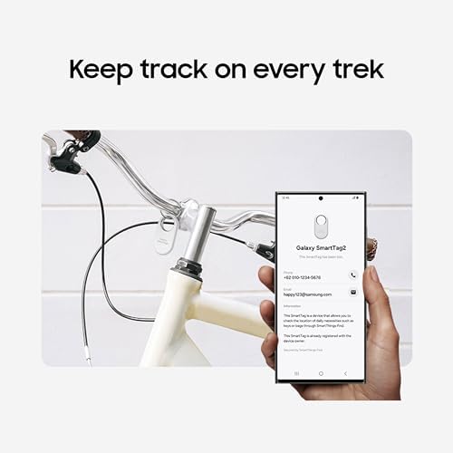 Samsung Galaxy SmartTag2, Bluetooth Tracker, Smart Tag GPS Locator Tracking Device, Item Finder for Keys, Wallet, Luggage, Pets, Use w/ Phones and Tablets Android 11 or Later, 2023, 1 Pack, Black - 5