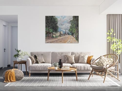 Impression sur Toile Impressionnisme Paysage de Route 70x85cm