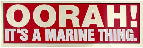 Oorah It's A Marine Thing Metallic Bumper Sticker