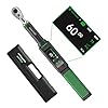 LLAVETOR Chiave dinamometrica digitale 3/8, 3-60 N.m, ±1% Chiave dinamometrica con suoneria e display LED per auto, moto e bicicletta