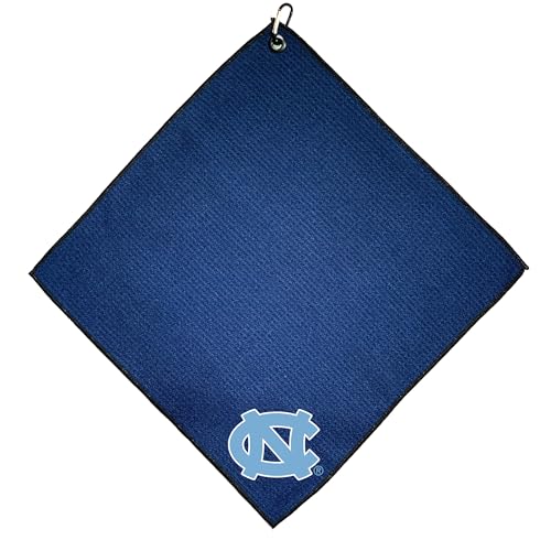 Team Golf NCAA North Carolina Tar Heels Microfiber Golf Towel, 15x15 (Multicolor)