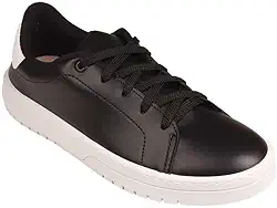 Tênis Casual Feminino Napa Preto Branco Moleca 5791.100