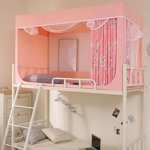 Tienda de campaña opaca para literas que crea intimidad en habitaciones compartidas 8