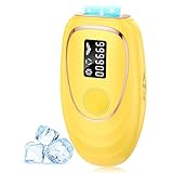 Oreeth IPL Laser Hair Removal Device for Women & Men - Home 45°F Ice-Cooling Contact for Painless & Long-Lasting Results, 86% Hair Reduction in 3 Weeks for Full Body & Bikini Line, Light Yellow