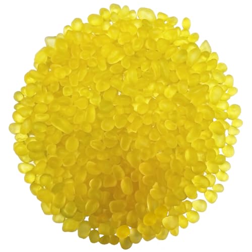Amocytec Lemon Yellow Aquarium Glass Stones