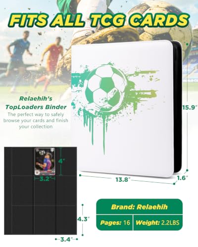 Image of 9 Pocket Toploader Binder with Zipper - Holds 288 Top Loaders Card Binder