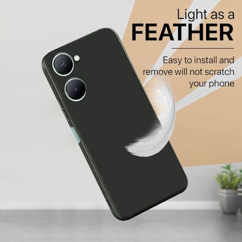 Image of Back Cover | Full Camera Protection | Premium Liquid Silicon Case | Flexible Bumper Case for Vivo Y18 4G / Y18e 4G / Y28s 5G / Y28e 5G / Y03 4G / T3 Lite 5G / Z9 Lite 5G (Military Green)