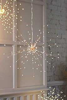 Starburst Large Copper Mains Powered Hanging LED Light