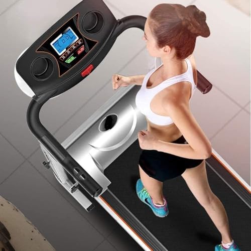 Image of Treadmill,Household Silent Treadmill,Foldable Small Weight Loss Slimming Mute Walking Machine,Fitness Equipment,for Home Use (Black)