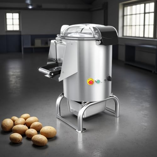 Peladora automática de verduras - Pelador eléctrico de patatas para procesamiento de alimentos