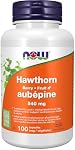 NOW Supplements Hawthorn Berry 540mg Capsules, 100 Count