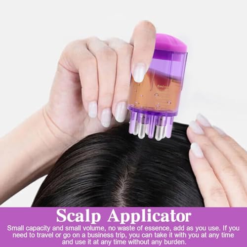 Minoxidil Applicator Brush – Quick Scalp Serum Tool, Small Scalp Oil Applicator - 4